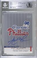 Minor League Team Profiles - Clearwater Phillies Team [BAS BGS Authen…