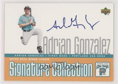 2002 Upper Deck Minor League Baseball - Signature Collection #AG - Adrian Gonzalez