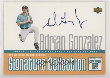 2002 Upper Deck Minor League Baseball - Signature Collection #AG - Adrian Gonzalez