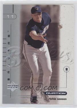 2002 Upper Deck Ovation - [Base] - Silver #34 - Richie Sexson