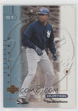 2002 Upper Deck Ovation - [Base] #25 - Bernie Williams