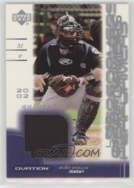 2002 Upper Deck Ovation - Lead Performers Jerseys #LP-MP - Mike Piazza