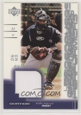 2002 Upper Deck Ovation - Lead Performers Jerseys #LP-MP - Mike Piazza