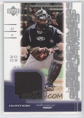 2002 Upper Deck Ovation - Lead Performers Jerseys #LP-MP - Mike Piazza