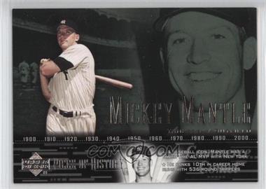 2002 Upper Deck Piece Of History - [Base] #38 - Mickey Mantle