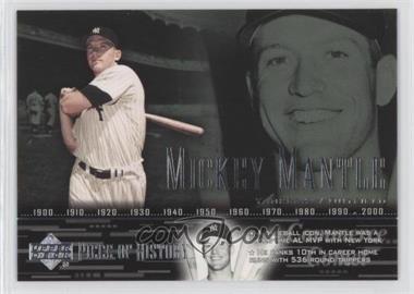 2002 Upper Deck Piece Of History - [Base] #38 - Mickey Mantle