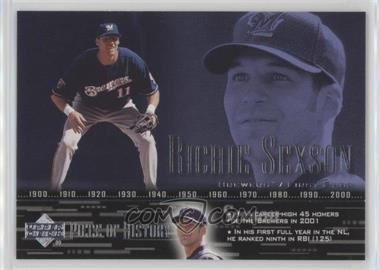 2002 Upper Deck Piece Of History - [Base] #52 - Richie Sexson