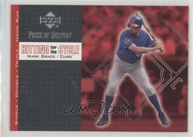 2002 Upper Deck Piece Of History - Hitting for the Cycle #H16 - Mark Grace