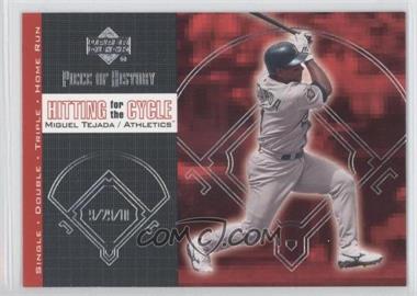 2002 Upper Deck Piece Of History - Hitting for the Cycle #H18 - Miguel Tejada