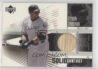 2002 Upper Deck Rookie Debut - Solid Contact #SC-FT - Frank Thomas