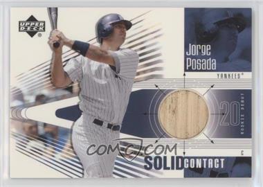 2002 Upper Deck Rookie Debut - Solid Contact #SC-JP - Jorge Posada