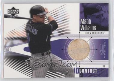 2002 Upper Deck Rookie Debut - Solid Contact #SC-MW - Matt Williams