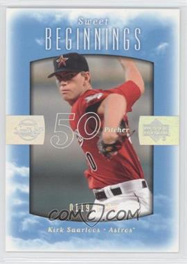 2002 Upper Deck Sweet Spot - [Base] #110 - Sweet Beginnings - Kirk Saarloos /1300