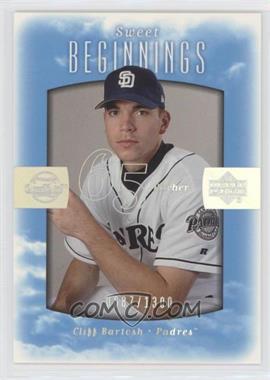 2002 Upper Deck Sweet Spot - [Base] #122 - Sweet Beginnings - Cliff Bartosh /1300