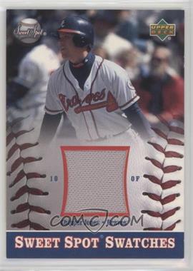 2002 Upper Deck Sweet Spot - Swatches #S-CJ - Chipper Jones