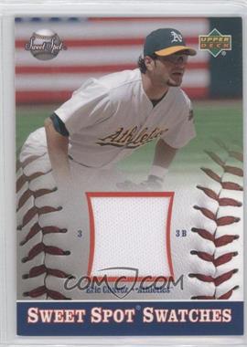 2002 Upper Deck Sweet Spot - Swatches #S-EC - Eric Chavez