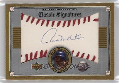 2002 Upper Deck Sweet Spot Classics - Classic Signatures #S-PM - Paul Molitor