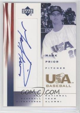 2002 Upper Deck USA Baseball - Signatures - Samples #MP - Mark Prior