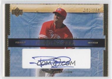 2002 Upper Deck Ultimate Collection - [Base] #114 - Signed Ultimate Rookies - Jorge Padilla /550