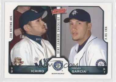 2002 Upper Deck Victory - [Base] #100 - Stat Leaders Checklist - Ichiro Suzuki, Freddy Garcia