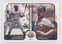 Stat Leaders Checklist - Vladimir Guerrero, Javier Vazquez