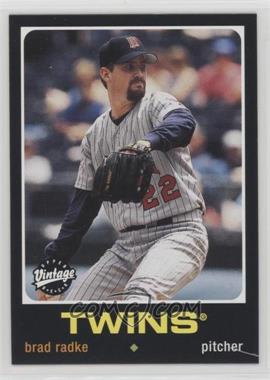 2002 Upper Deck Vintage - [Base] #104 - Brad Radke