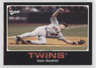 2002 Upper Deck Vintage - [Base] #106 - Team Checklist - Corey Koskie