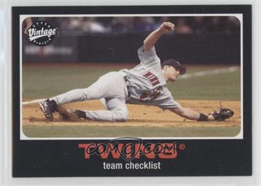 2002 Upper Deck Vintage - [Base] #106 - Team Checklist - Corey Koskie