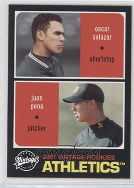 2002 Upper Deck Vintage - [Base] #17 - Oscar Salazar, Juan Pena