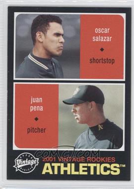 2002 Upper Deck Vintage - [Base] #17 - Oscar Salazar, Juan Pena