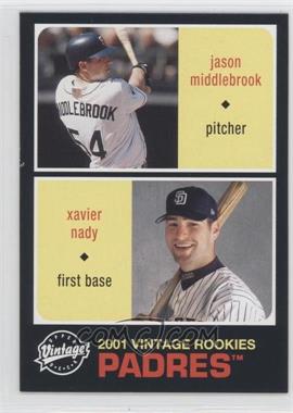 2002 Upper Deck Vintage - [Base] #233 - Jason Middlebrook, Xavier Nady