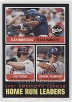 League Leaders - Alex Rodriguez, Jim Thome, Rafael Palmeiro