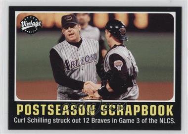 2002 Upper Deck Vintage - [Base] #295 - Postseason Scrapbook - Curt Schilling