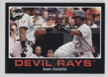 2002 Upper Deck Vintage - [Base] #35 - Team Checklist - Greg Vaughn