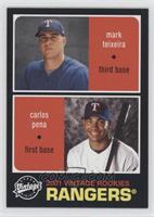 Mark Teixeira, Carlos Pena [EX to NM]