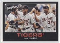 Team Checklist - Detroit Tigers Team