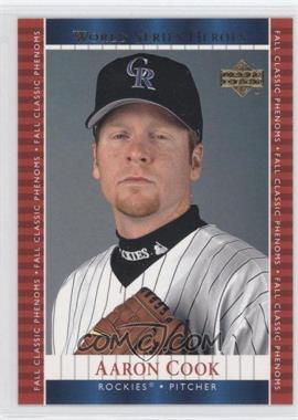 2002 Upper Deck World Series Heroes - [Base] #130 - Aaron Cook