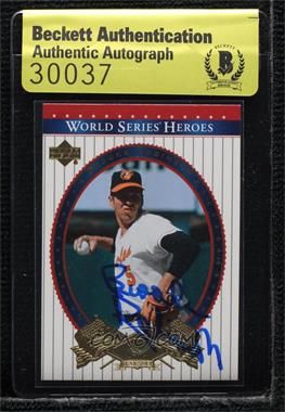 2002 Upper Deck World Series Heroes - [Base] #56 - Brooks Robinson [BAS Authentic]