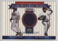 Andruw Jones, Andy Pettitte [EX to NM]