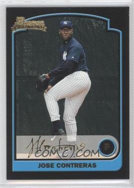 2003 Bowman - [Base] - Gold #166 - Jose Contreras