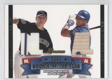 2003 Bowman - Rookie of the Year Materials #ROY-JH - Jason Jennings, Eric Hinske