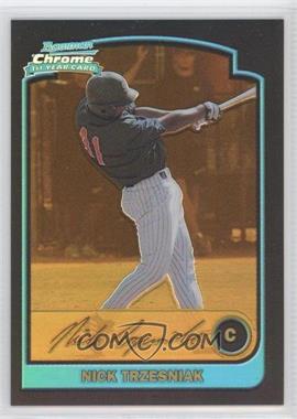 2003 Bowman Chrome - [Base] - Gold Refractor #316 - Nick Trzesniak /170