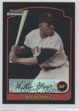 2003 Bowman Chrome - [Base] - Refractor #351 - Willie Mays