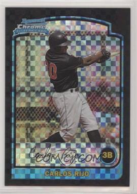 2003 Bowman Chrome - [Base] - X-Fractor #293 - Carlos Rijo