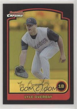 2003 Bowman Draft Picks & Prospects - [Base] - Chrome Gold Refractor #BDP13 - Lyle Overbay /50