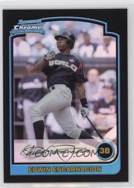 2003 Bowman Draft Picks & Prospects - [Base] - Chrome Refractor #BDP129 - Edwin Encarnacion