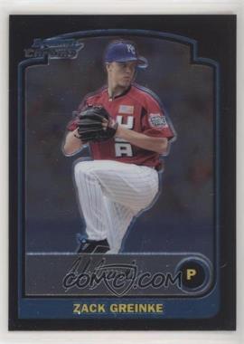 2003 Bowman Draft Picks & Prospects - [Base] - Chrome #BDP134 - Zack Greinke