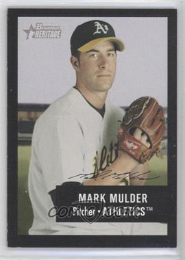 2003 Bowman Heritage - [Base] - Black Facsimile Signature #131 - Mark Mulder