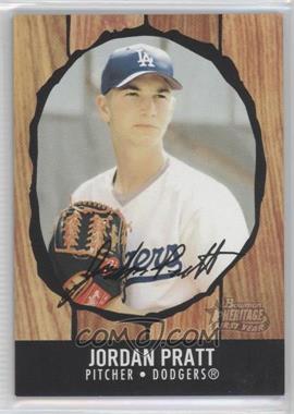 2003 Bowman Heritage - [Base] - Black Facsimile Signature #276 - Jordan Pratt