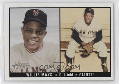 2003 Bowman Heritage - [Base] #171.2 - Willie Mays (Double Image)